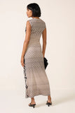 Shirred Mesh Dress