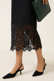 Lace Midi Skirt