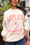 Airplane Mode Sweet Cream Graphic Sweatshirt