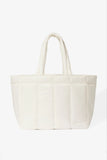 Waterproof Puffer Tote Bag in Ice