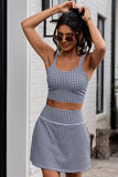Active State Black Gingham Tank