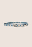 Brett Studded Suede Belt