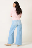 The Lemon Twist Sneak Wide Leg Jean