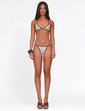 DIANA BIKINI TOP NEUTRAL ANIMAL ANIMAL MARBLE