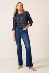 Evie High Rise Slim Bootcut Jean