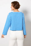 Marsielle Striped Boatneck Tee