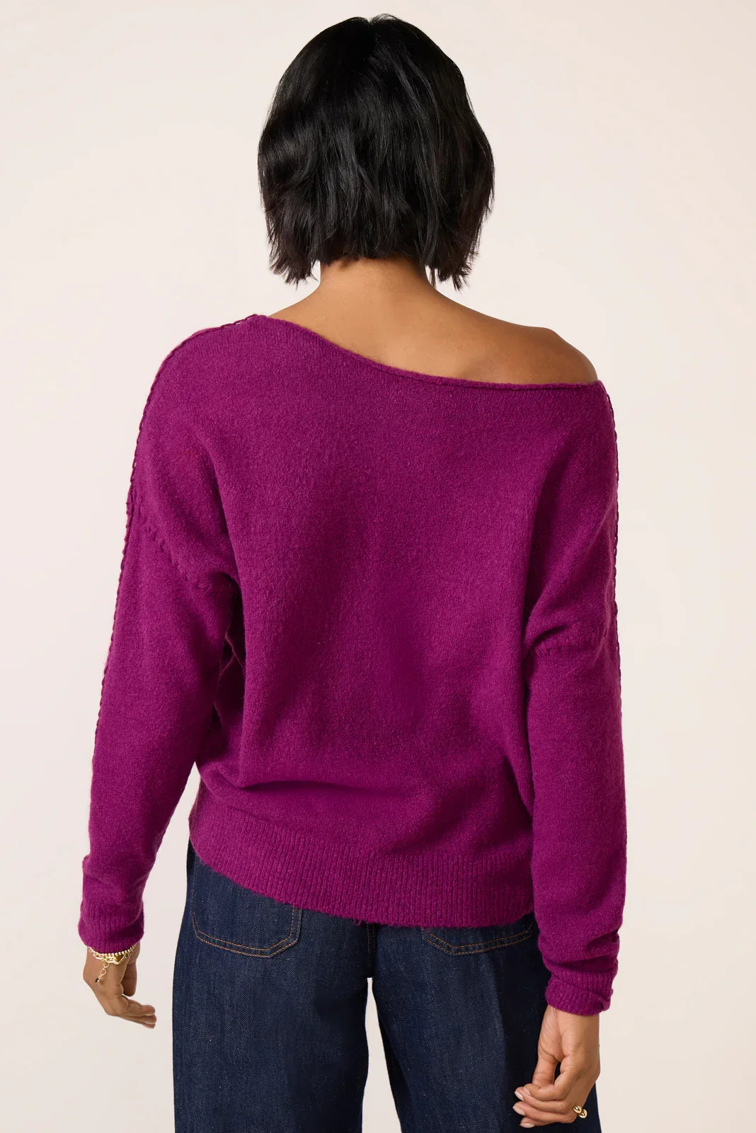 Jessie Whipsitch Off Shoulder Sweater