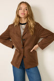Salie Faux Suede Jacket