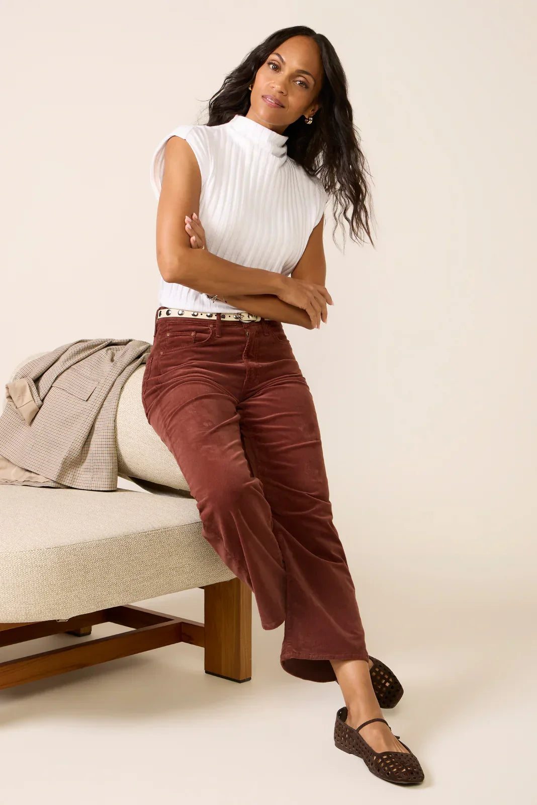 Nara Mock Neck Top