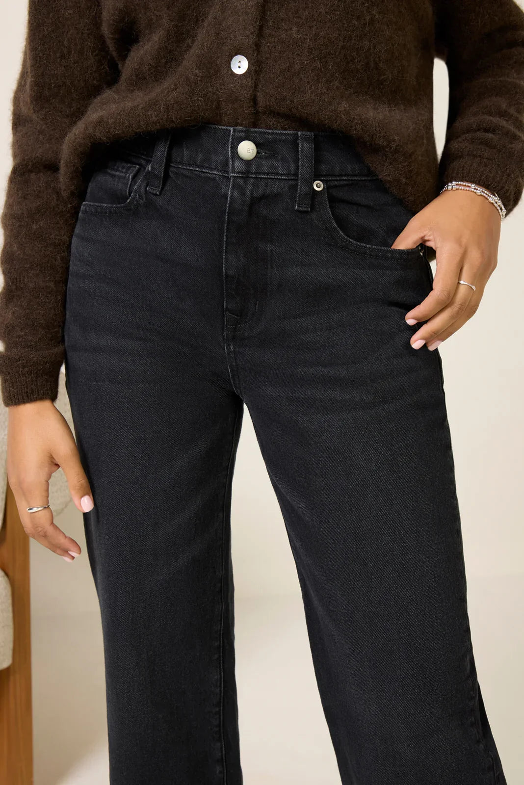 Ever Vintage Bootcut w Slit Jean