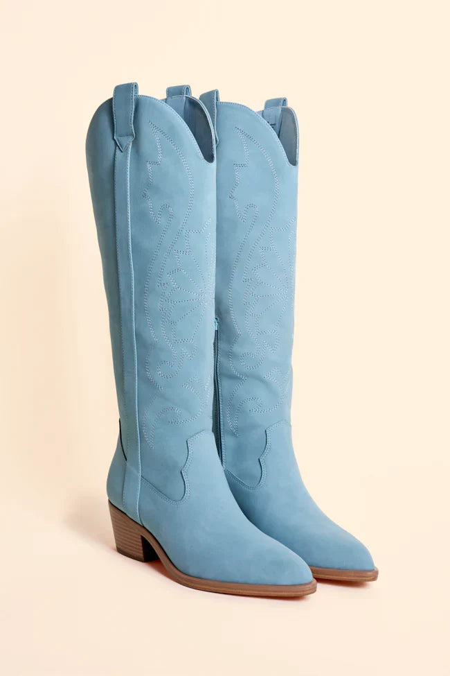 Shania Blue Boots