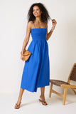 Cornelia Poplin Midi Dress