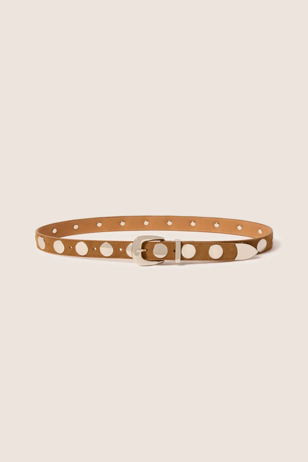 Brett Studded Suede Belt