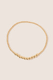 Classic Gold Beaded Bliss 2mm Bead Bracelet