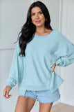 Melanie Green Striped Pullover