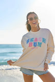 Beach Bum Cream Graphic Sweatshirt