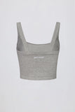 Super Sculpt Seamless Longline Camisole Top in Grey Marl