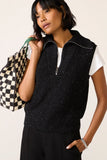 Hally Half Zip Rib Vest
