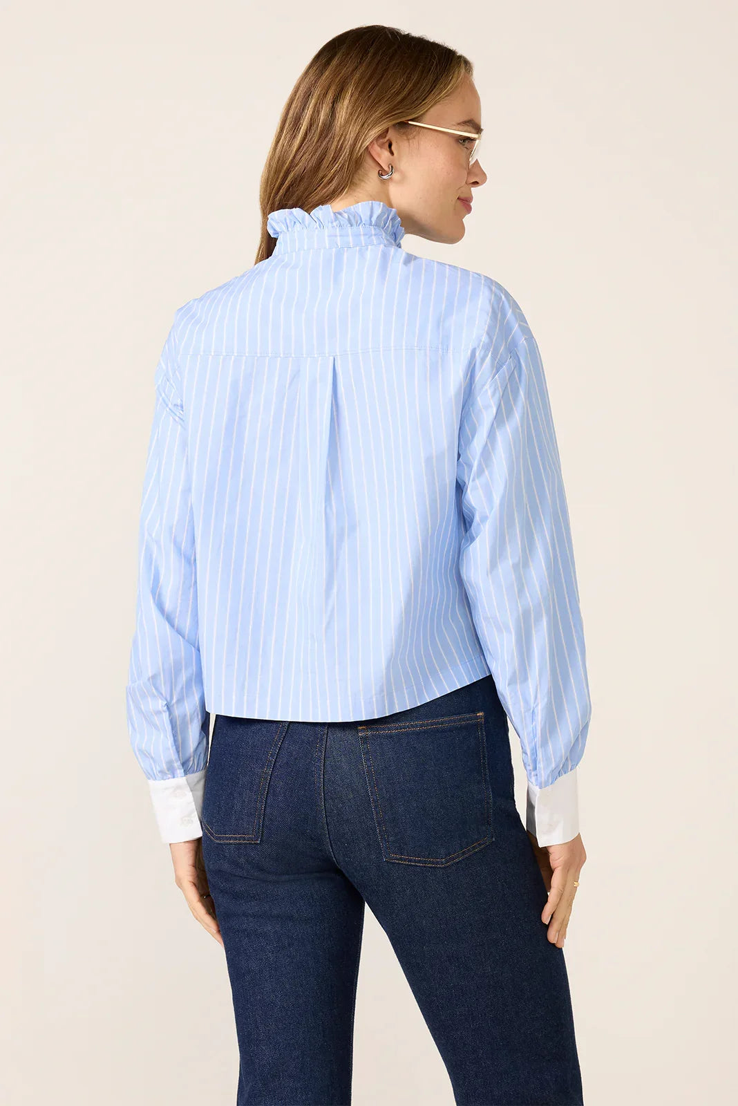 Janna Ruffle Trim Shirt