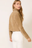 Crop Suede Jacket