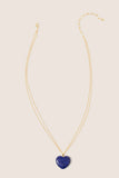 Sarah Stone Heart Necklace