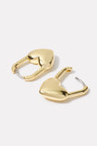 Heart Padlock Huggies