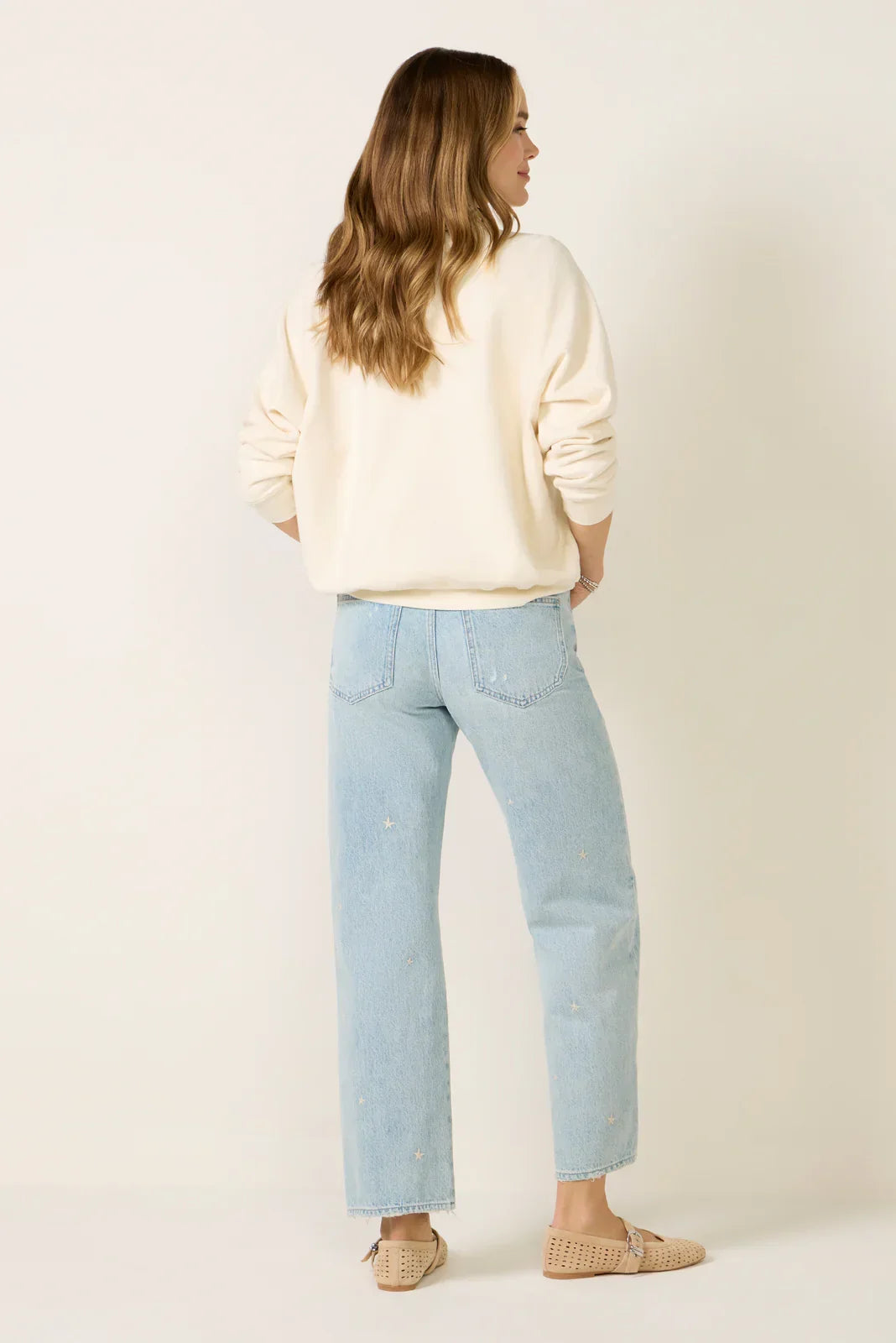 Lexi Bowed Straight Jean