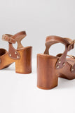 Yandy Wood Sandal
