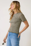 Olivia Smocked Top