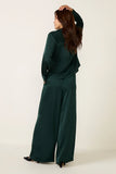 Isolde Wide Leg Satin Pant