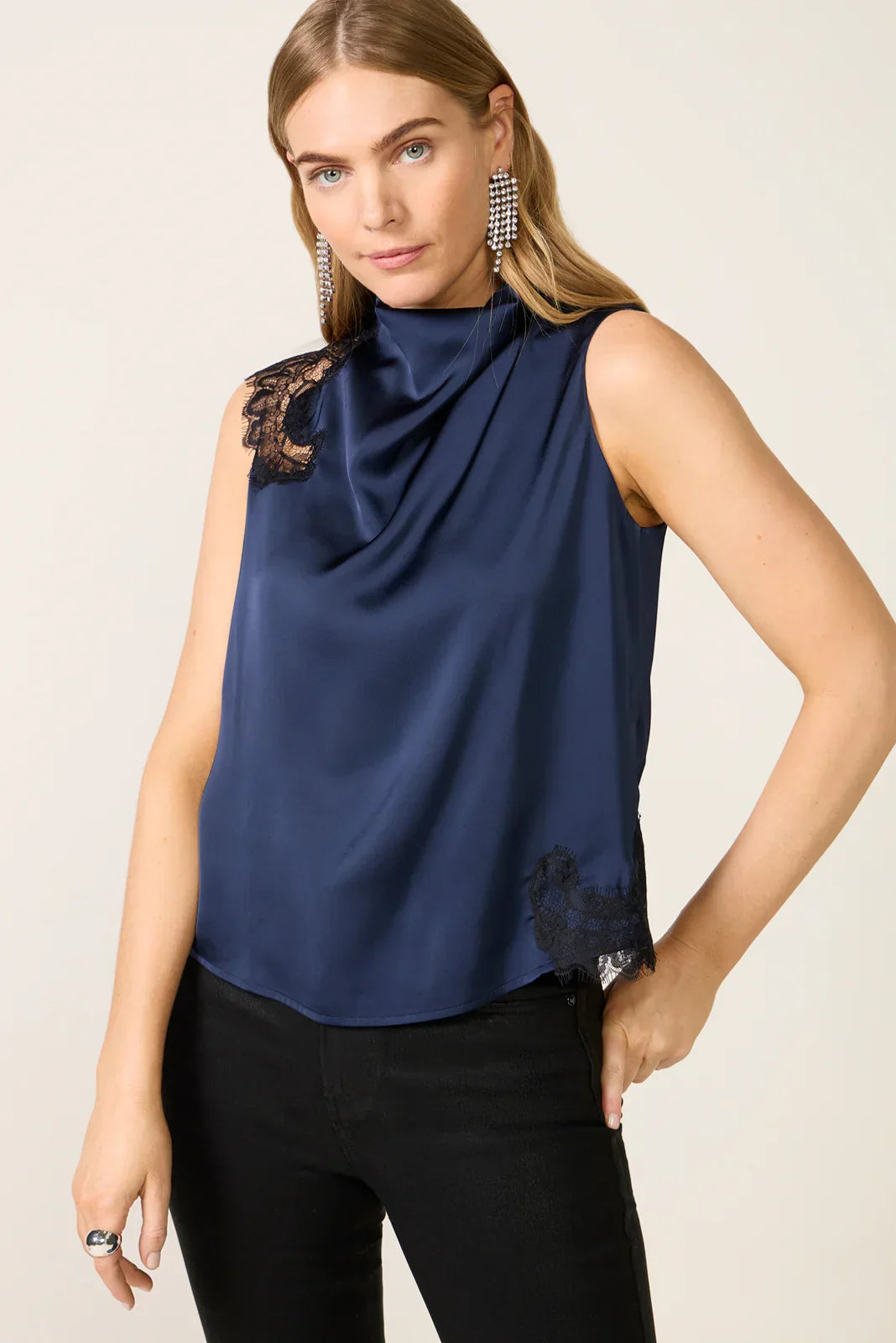 Lilly Lace Trim Top