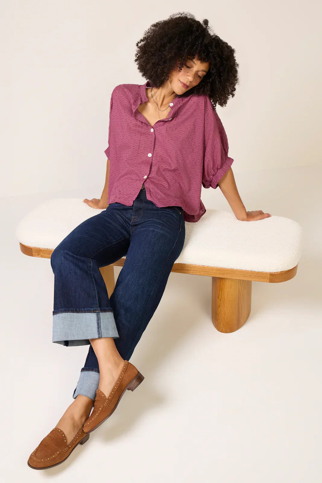 Mandarin Collar Top