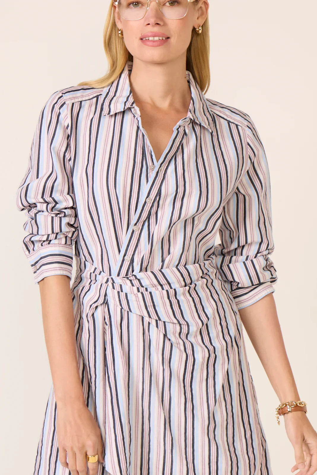 Ember Faux Wrap Dress
