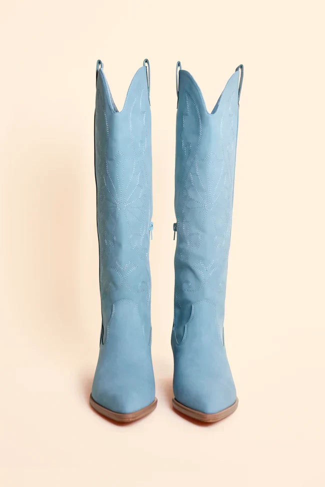 Shania Blue Boots