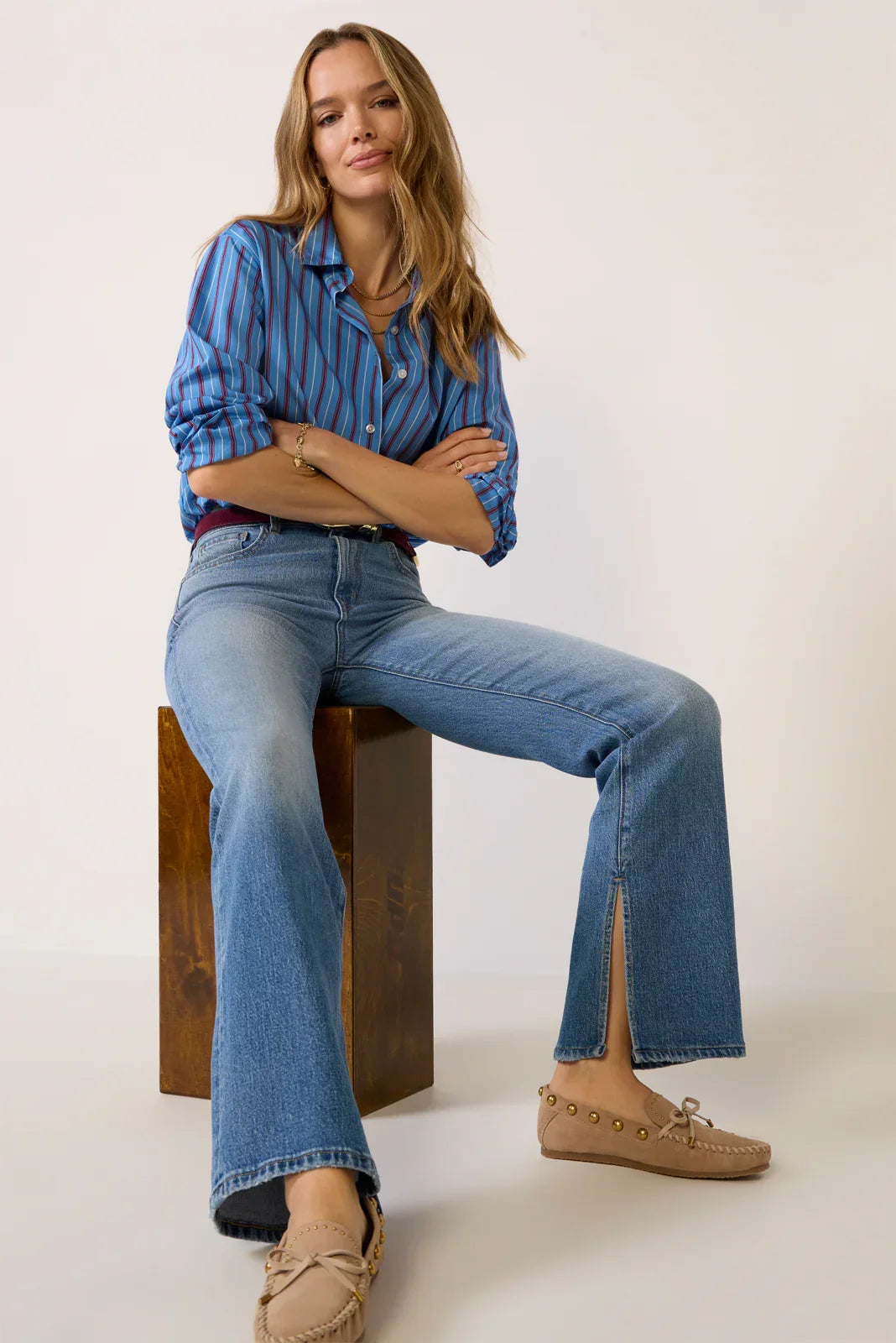 Frankie Stripe Button Down