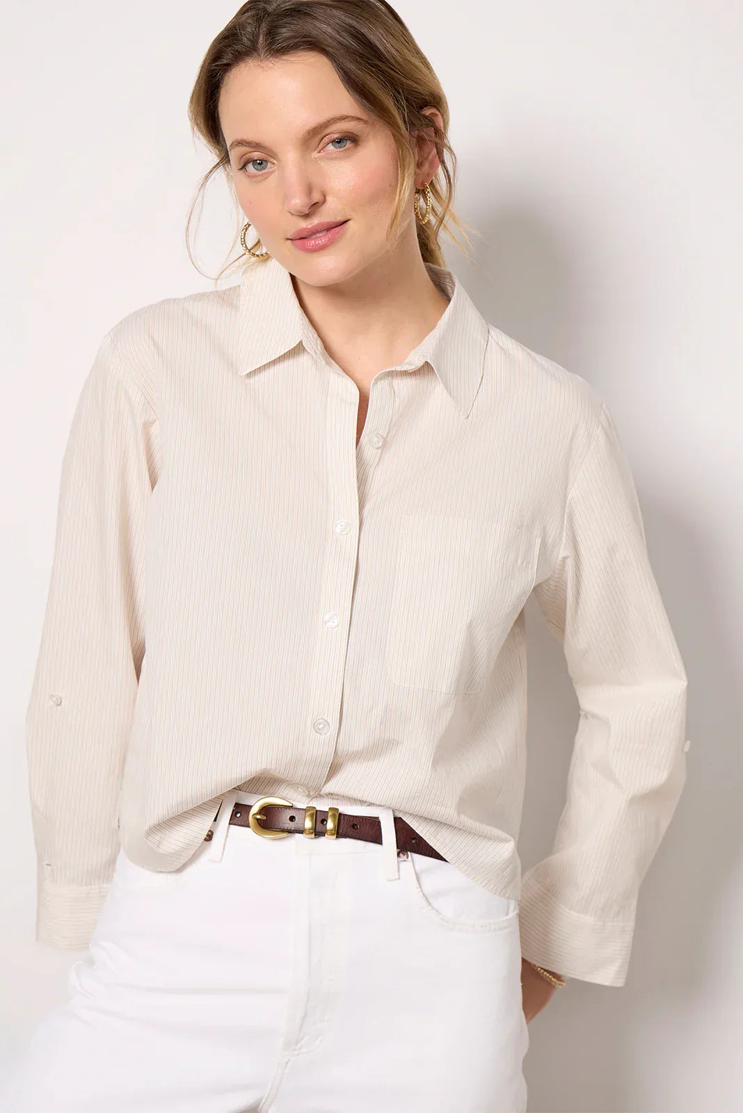 Aiden Crop Shirt