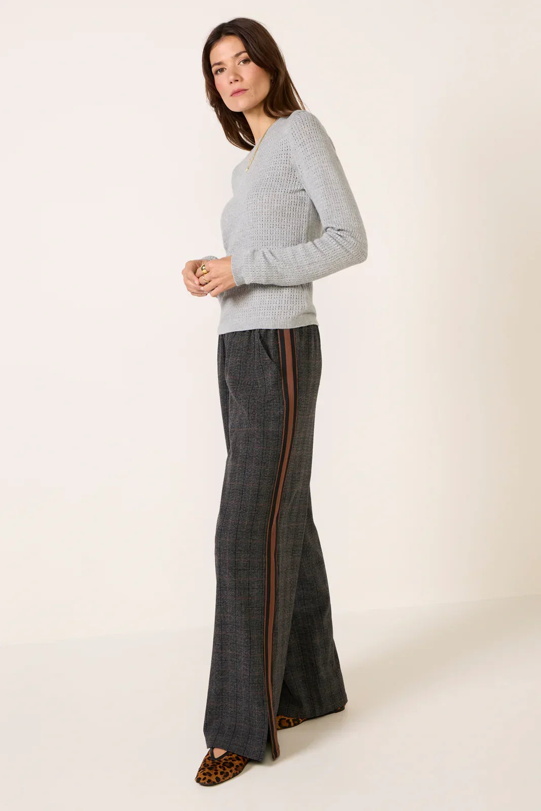 Amanda Pointelle Sweater