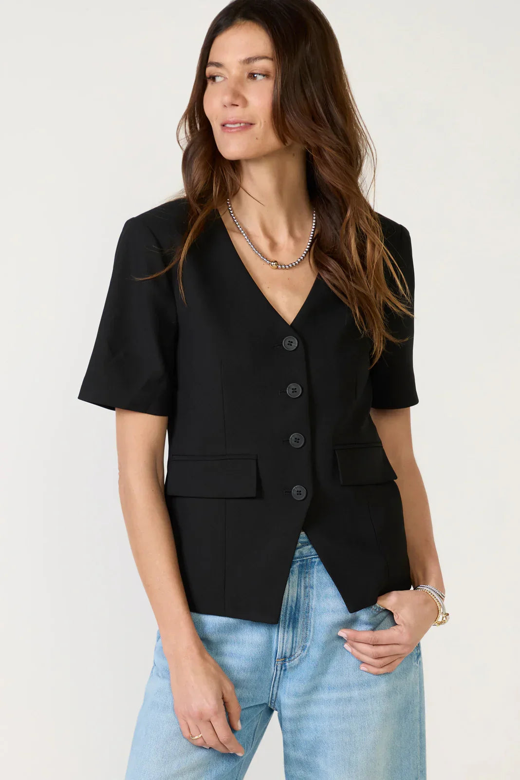 Sophia Short Sleeve Blazer