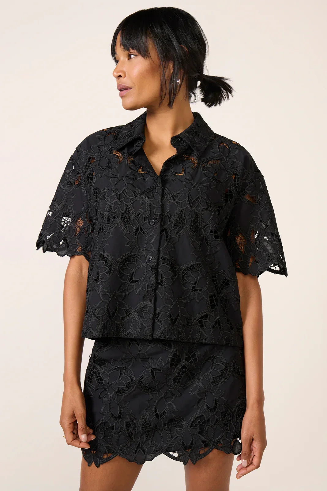 Midnight Lace Top