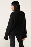 Apres Intarsia Mockneck Sweater