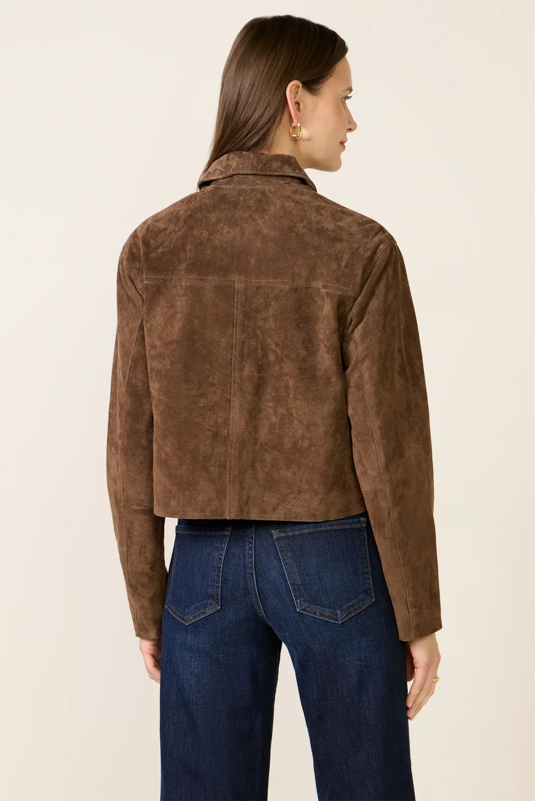 Crop Suede Jacket
