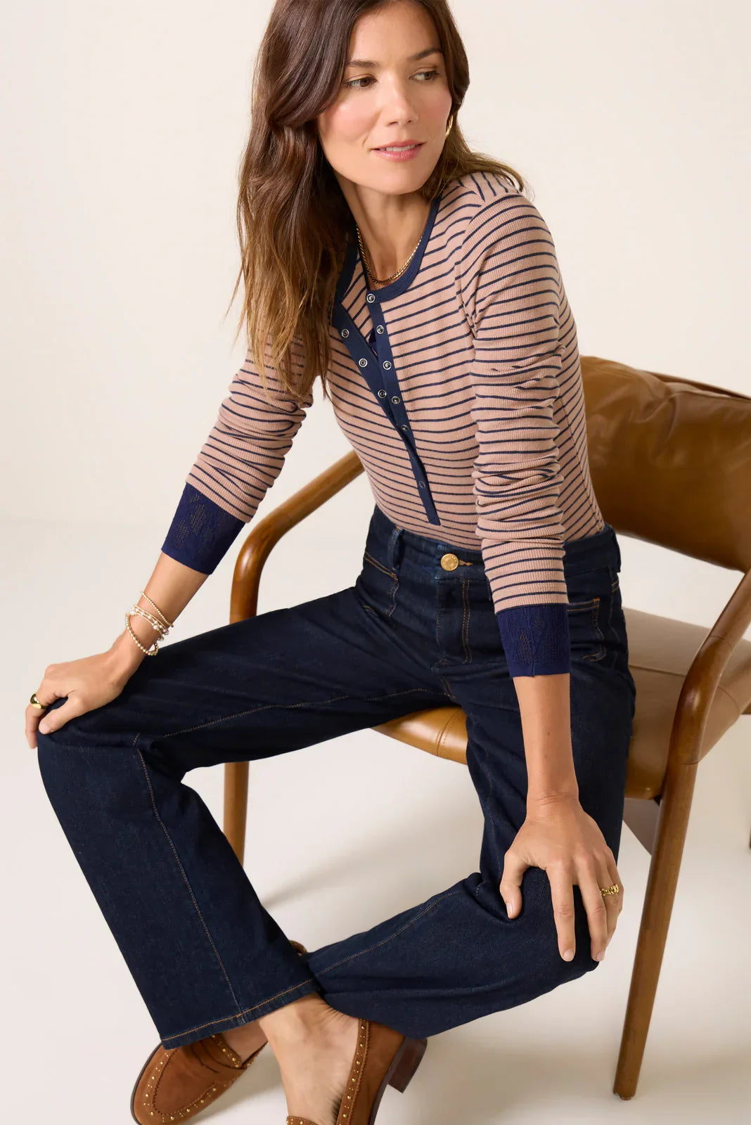 Stella Stripe Henley