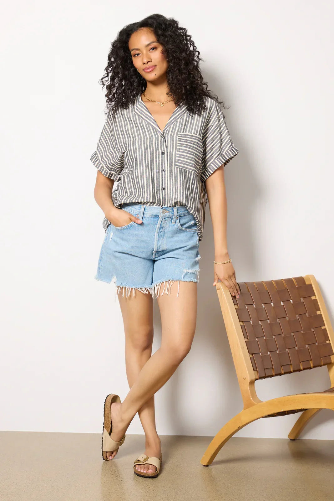 Sophia Linen Resort Shirt